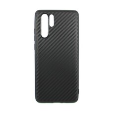 Чехол-накладка под карбон для смартфона Huawei P30 Pro (Цвет: Black)