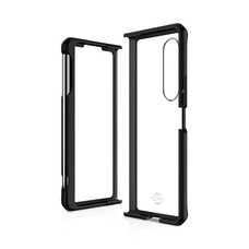 Чехол-накладка iTskins Hybrid Solid для смартфона Samsung Galaxy Z Fold3 (Цвет: Black/Clear)