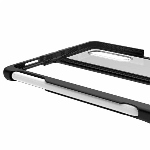 Чехол-накладка iTskins Hybrid Solid для смартфона Samsung Galaxy Z Fold3 (Цвет: Black/Clear)