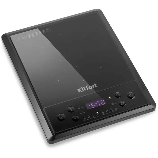 Плита индукционная Kitfort КТ-158, черный 