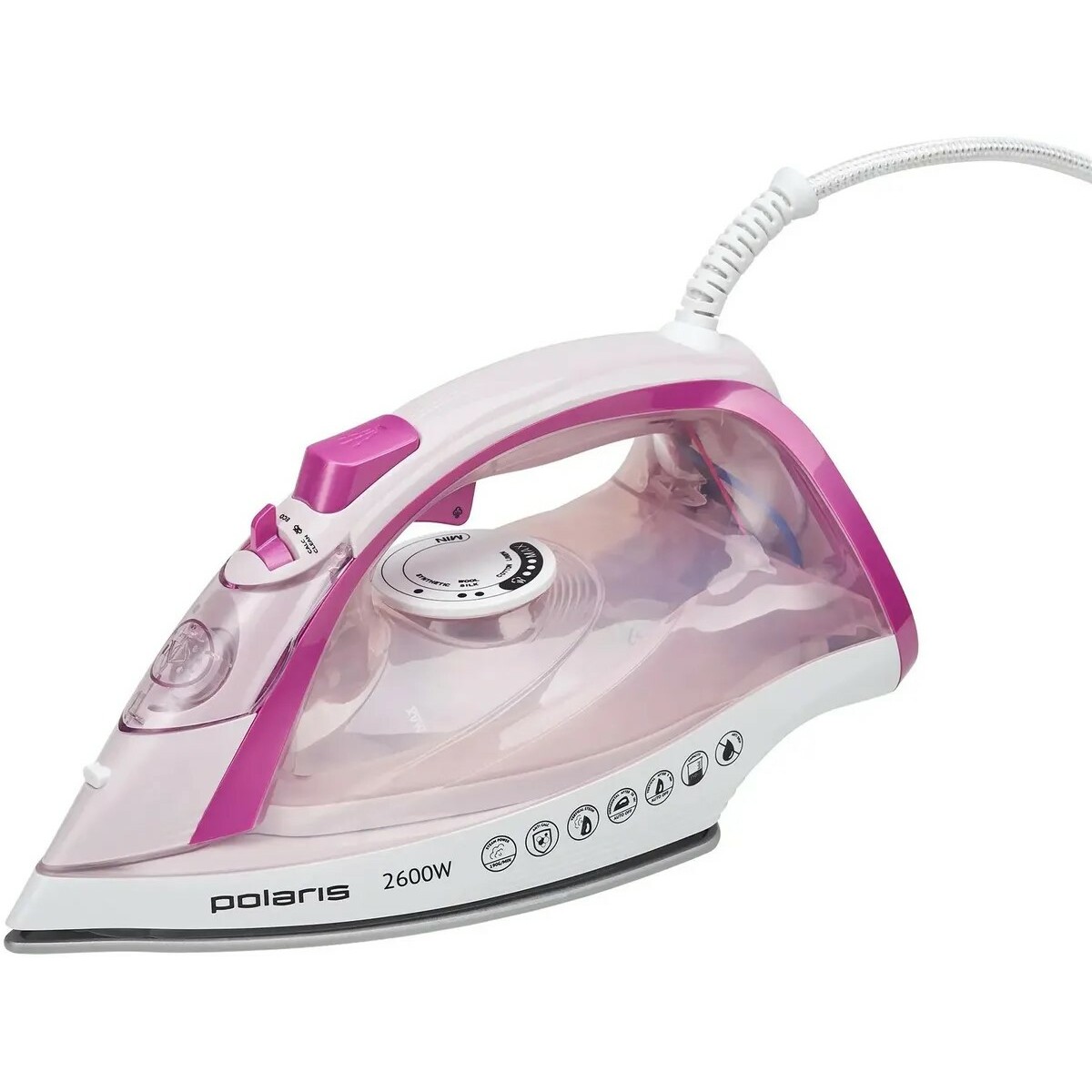 Утюг Polaris PIR 2668AK (Цвет: White/Pink)