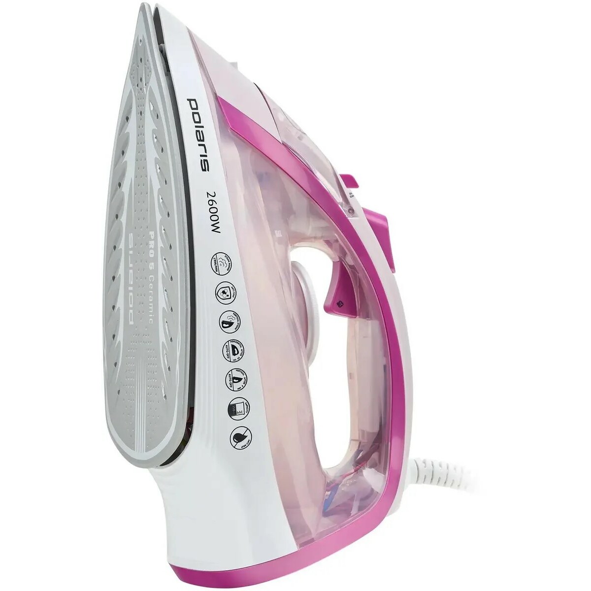Утюг Polaris PIR 2668AK (Цвет: White/Pink)