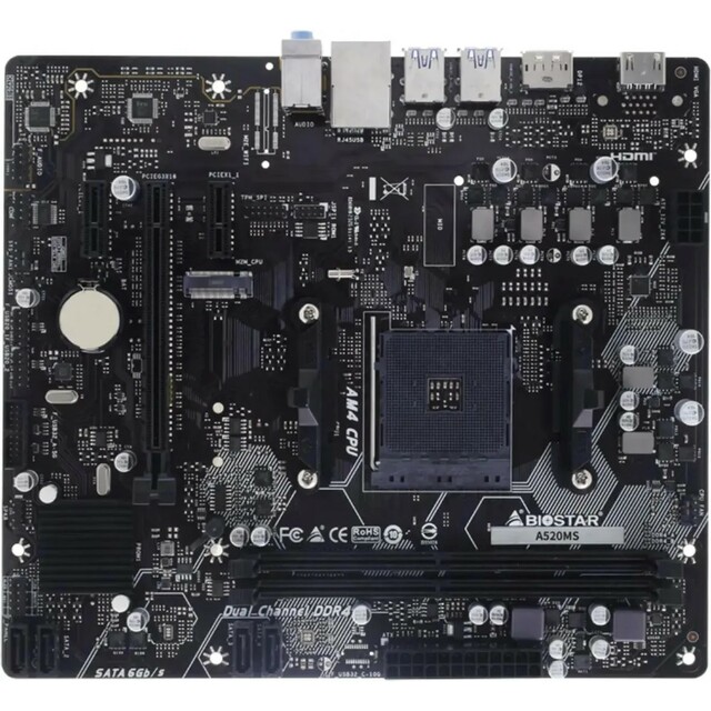 Материнская плата Biostar A520MS 