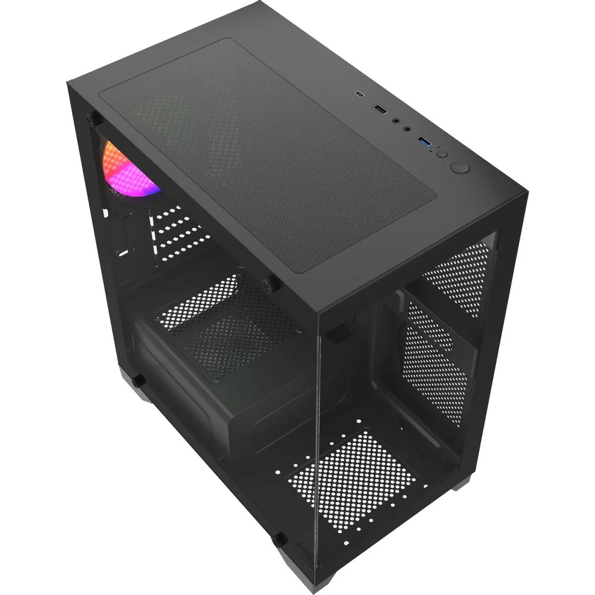 Корпус Accord ACC-350-02B, черный 