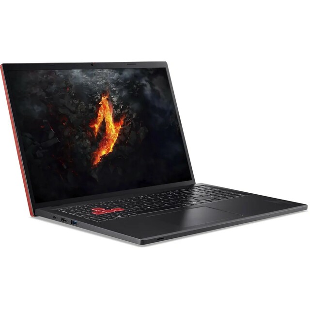 Ноутбук Acer Nitro Lite NL16-71G-539D (Core 5 210H 2.2Ghz/16Gb DDR5/SSD512Gb/NVIDIA GeForce RTX4050 6Gb/16 /noOS/black|red) (NH.DAECD.002)