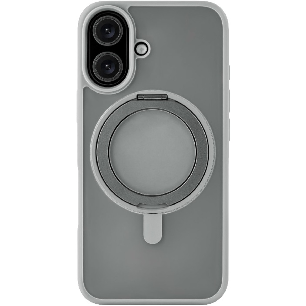 Чехол-накладка uBear Clip 360 Mag Case для смартфона Apple iPhone 16 (Цвет: Grey)