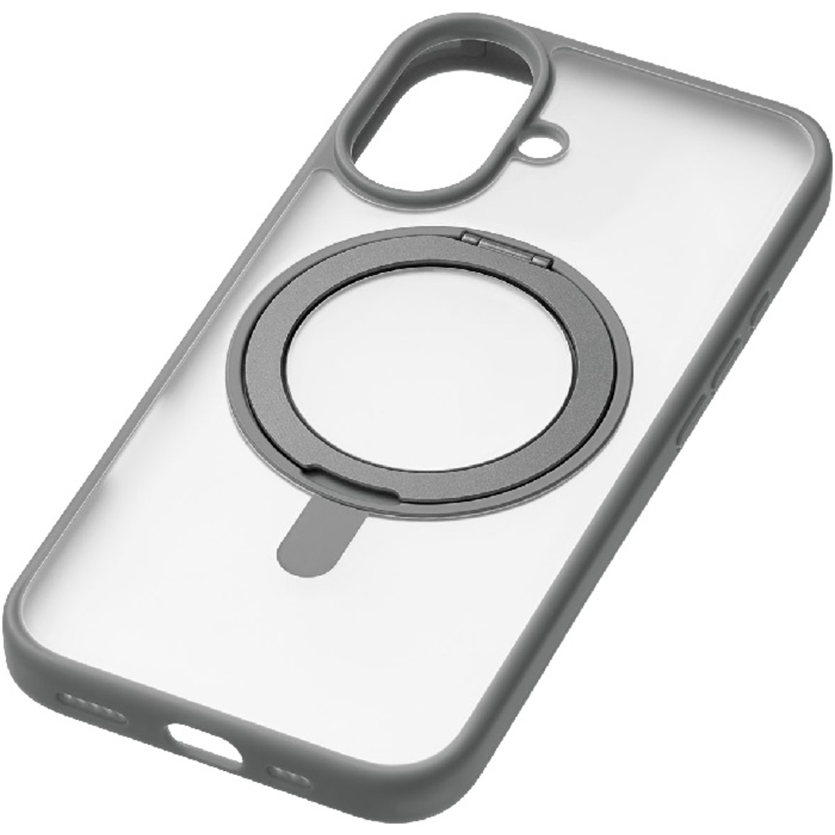 Чехол-накладка uBear Clip 360 Mag Case для смартфона Apple iPhone 16 (Цвет: Grey)