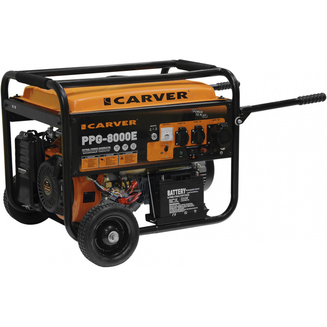 Генератор Carver PPG- 8000Е 11.1кВт (Цвет: Orange)
