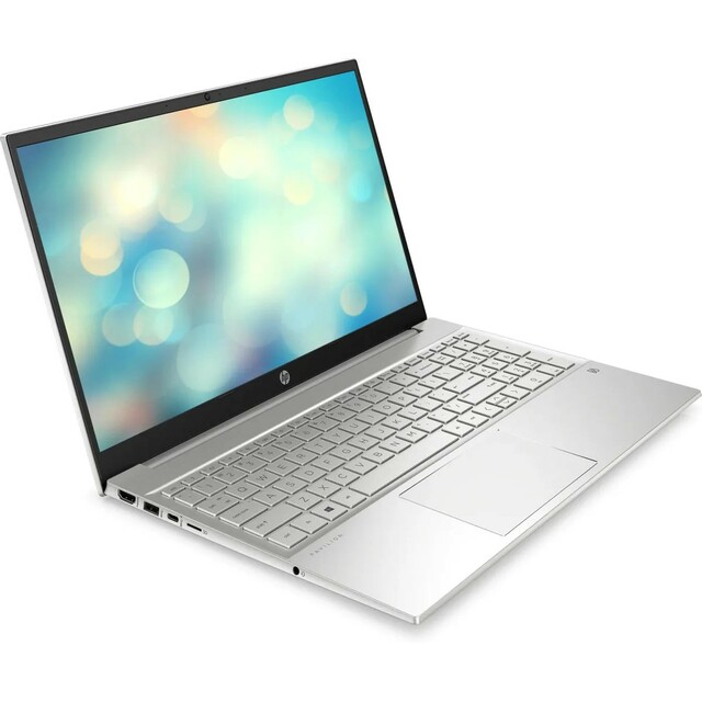 Ноутбук HP Pavilion 15-eh3047ci (AMD Ryzen 5 7530U 2Ghz/8Gb DDR4/SSD 512Gb/AMD Radeon/15.6 /IPS/FHD (1920x1080)/Free DOS/silver/WiFi/BT/Cam)