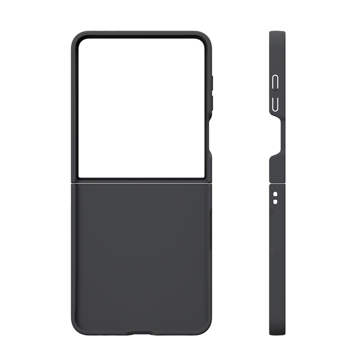 Чехол-накладка VLP Flex Сase MagSafe для Samsung Galaxy Z Flip 7 (Цвет: Черный)