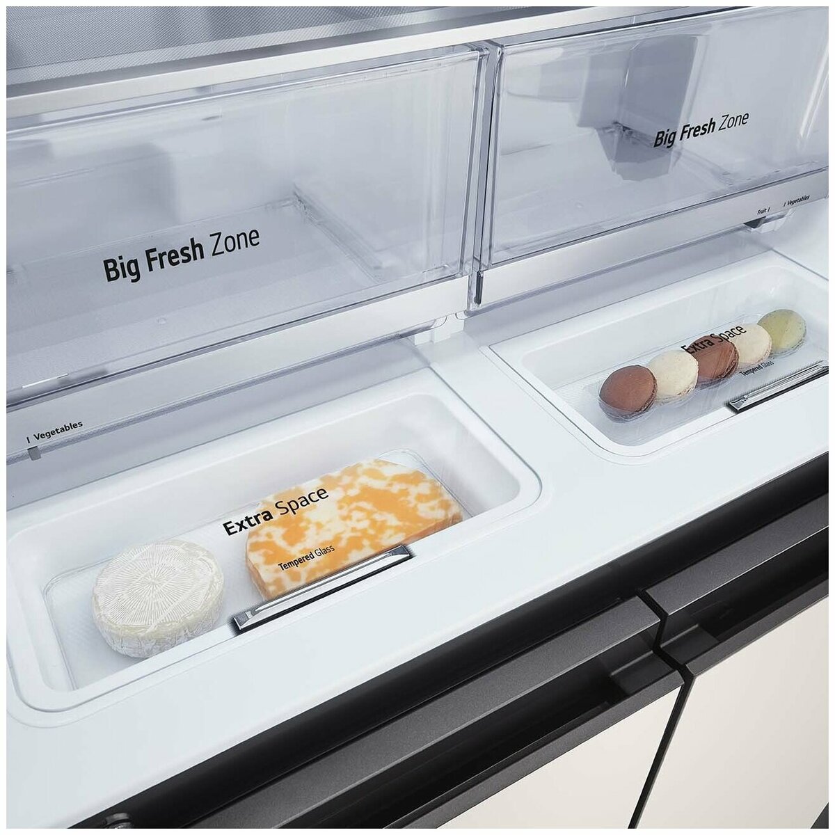 Холодильник LG GR-X24FQEKM (Цвет: Beige)