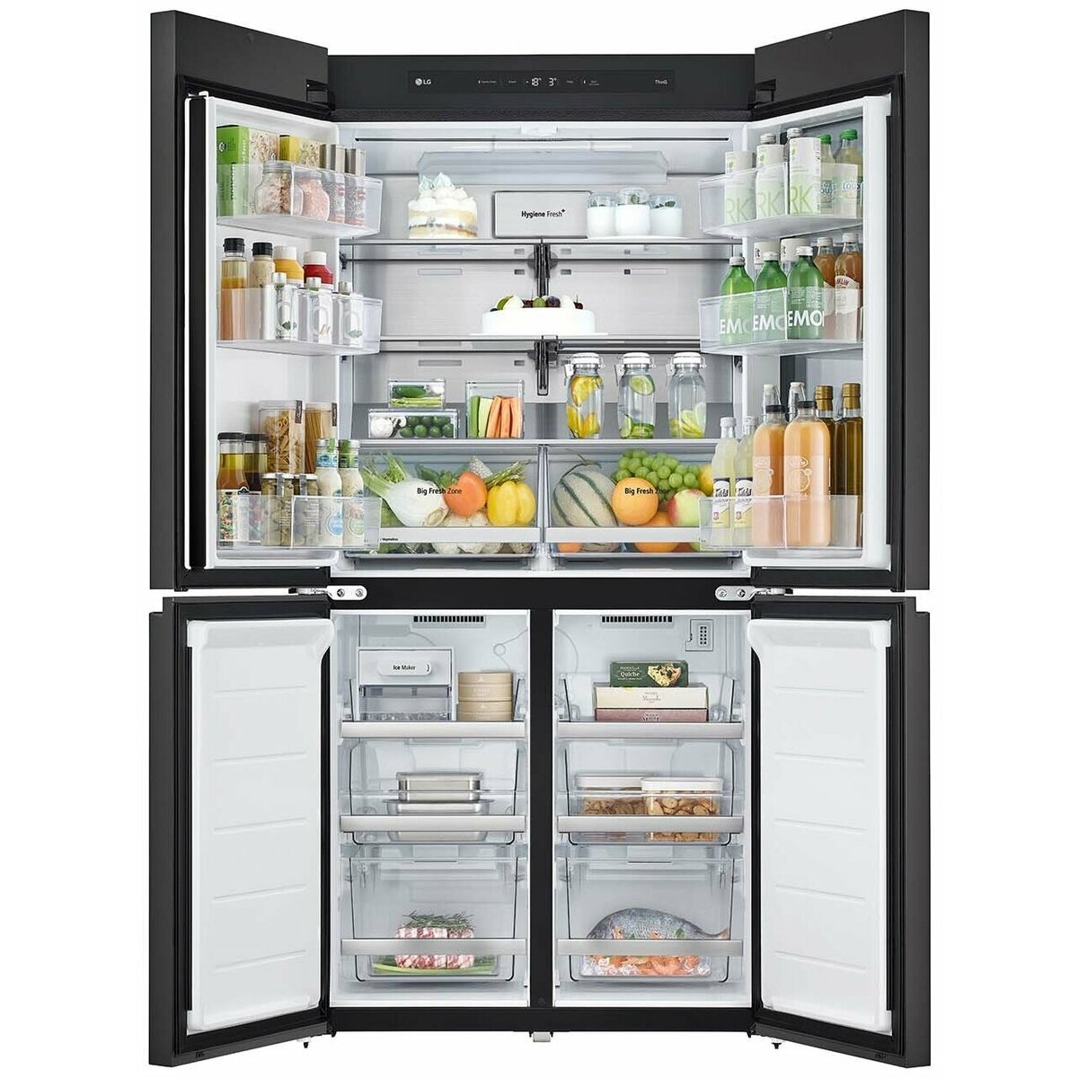 Холодильник LG GR-X24FQEKM (Цвет: Beige)