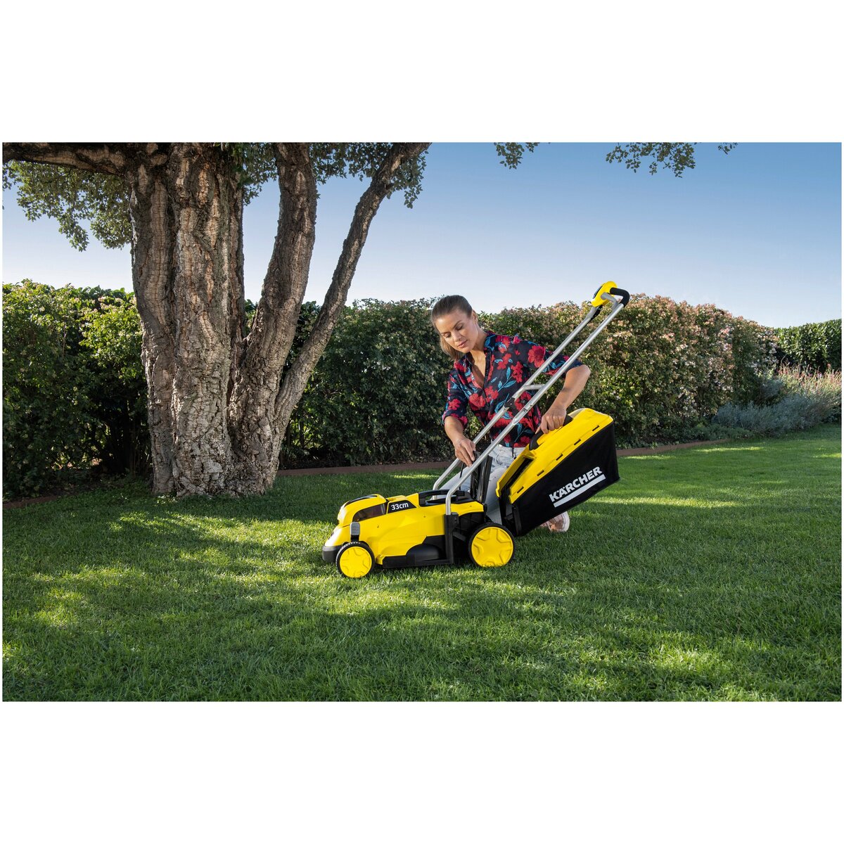 Газонокосилка роторная Karcher LMO 18-36 Battery (Цвет: Yellow)