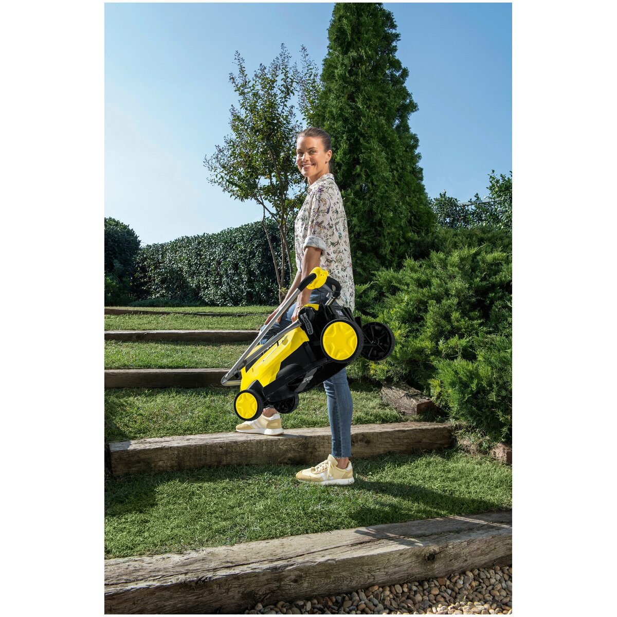 Газонокосилка роторная Karcher LMO 18-36 Battery (Цвет: Yellow)