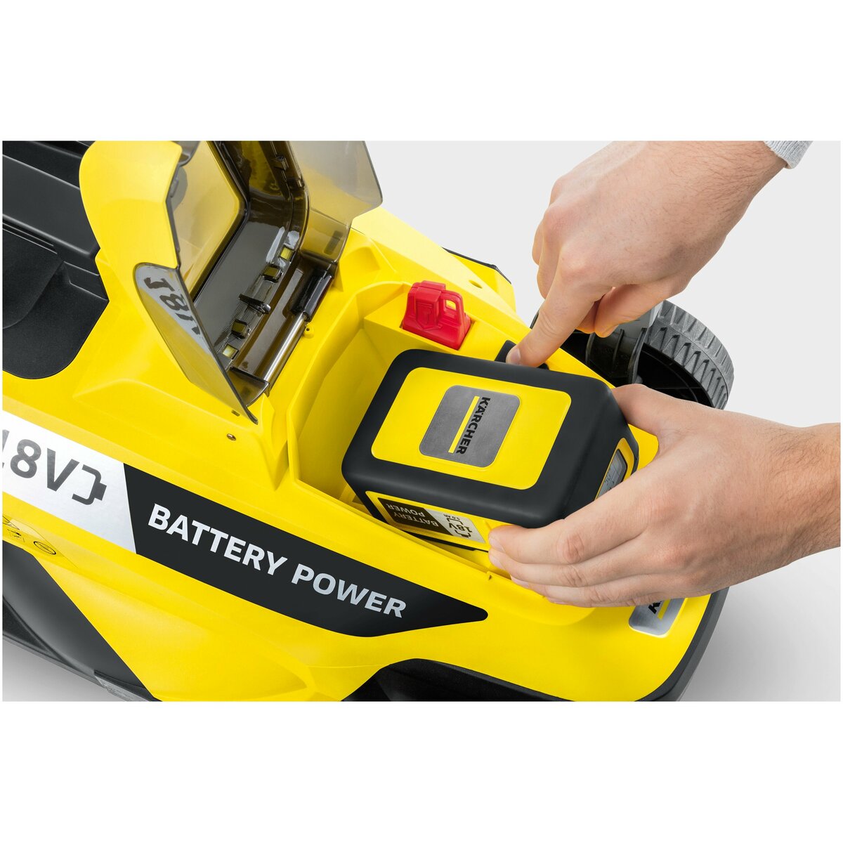 Газонокосилка роторная Karcher LMO 18-36 Battery (Цвет: Yellow)