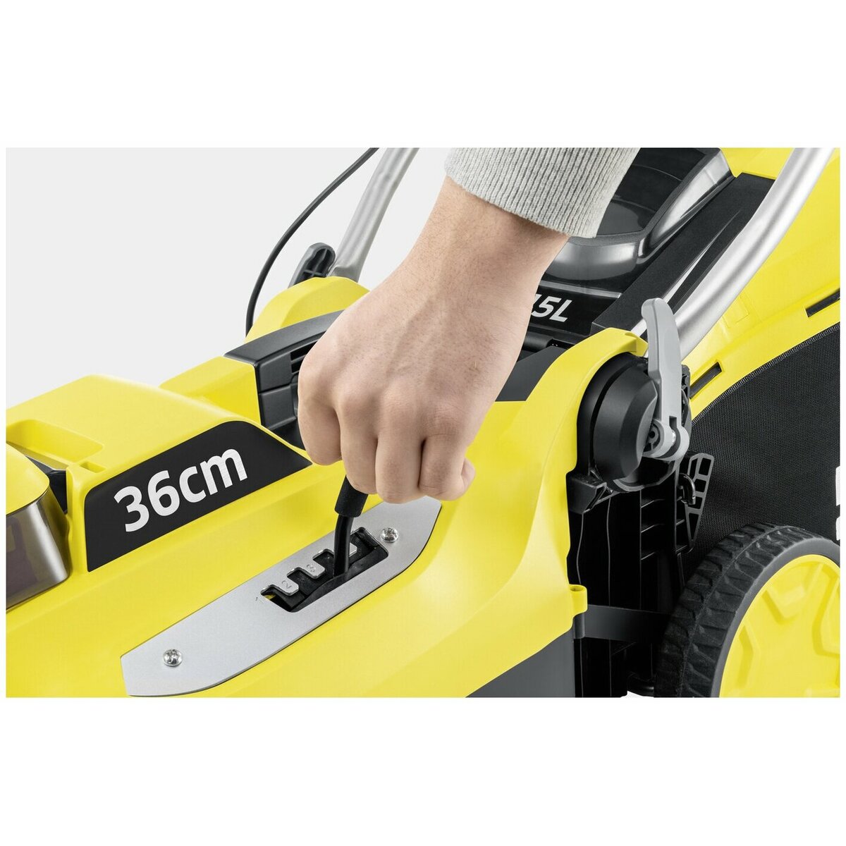 Газонокосилка роторная Karcher LMO 18-36 Battery (Цвет: Yellow)