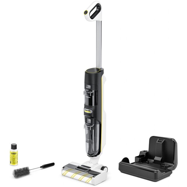 Пылесос вертикальный Karcher FCV 4 Dry (Цвет: Black / Yellow) Пылесос вертикальный Karcher FCV 4 Dry (Цвет: Black / Yellow)