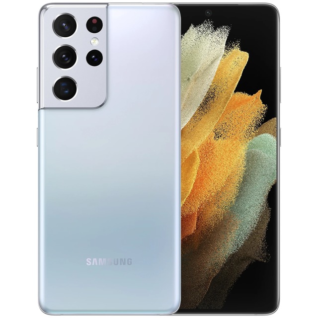 Смартфон Samsung Galaxy S21 Ultra 5G 12 / 256Gb (Цвет: Phantom Silver)