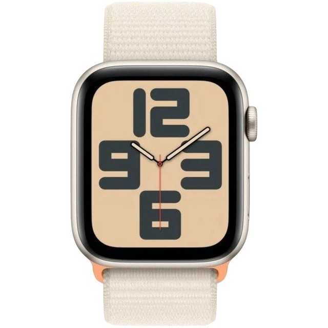 Умные часы Apple Watch SE (2023) 44mm Cellular Aluminium Case with Sport Loop (Цвет: Starlight)