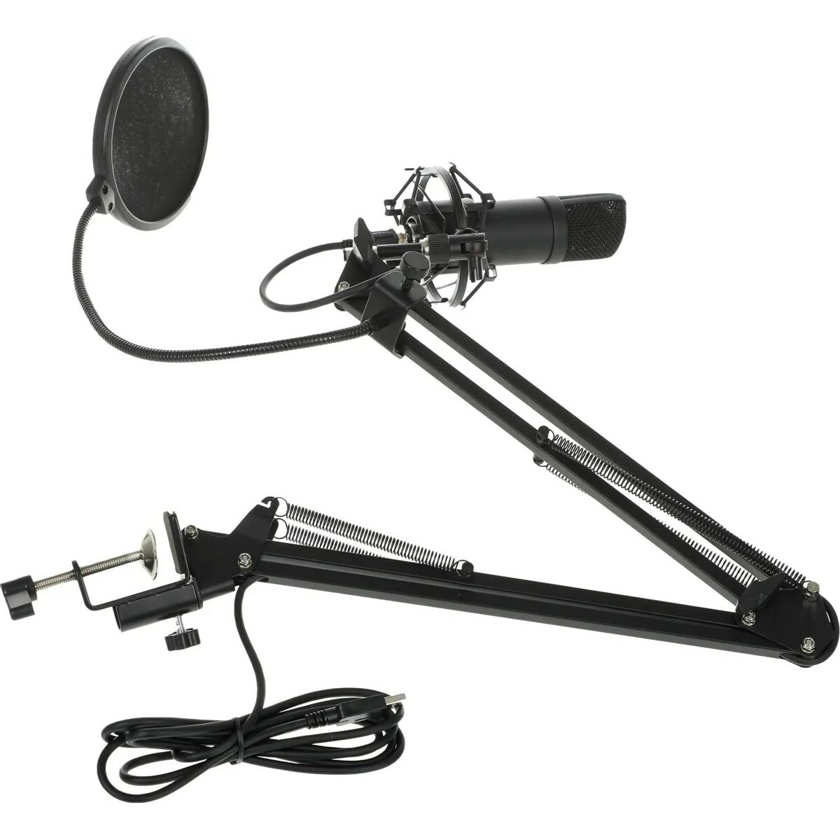 Микрофон проводной Ritmix RDM-180, черный