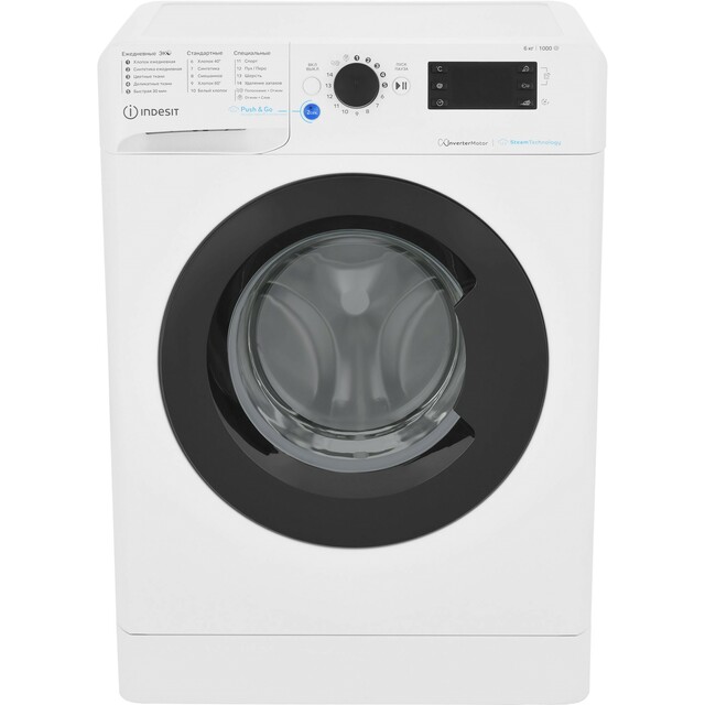 Стиральная машина Indesit BWSE 6109 WBV RU, белый Стиральная машина Indesit BWSE 6109 WBV RU, белый