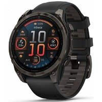 Умные часы Garmin Fenix 8 47mm Amoled Sapphire DLC (Цвет: Titanium Carbon Gray)
