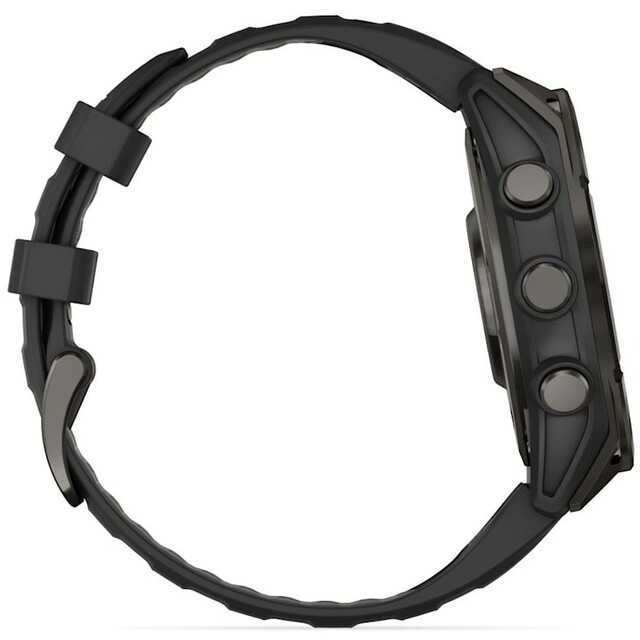 Умные часы Garmin Fenix 8 47mm Amoled Sapphire DLC (Цвет: Titanium Carbon Gray)