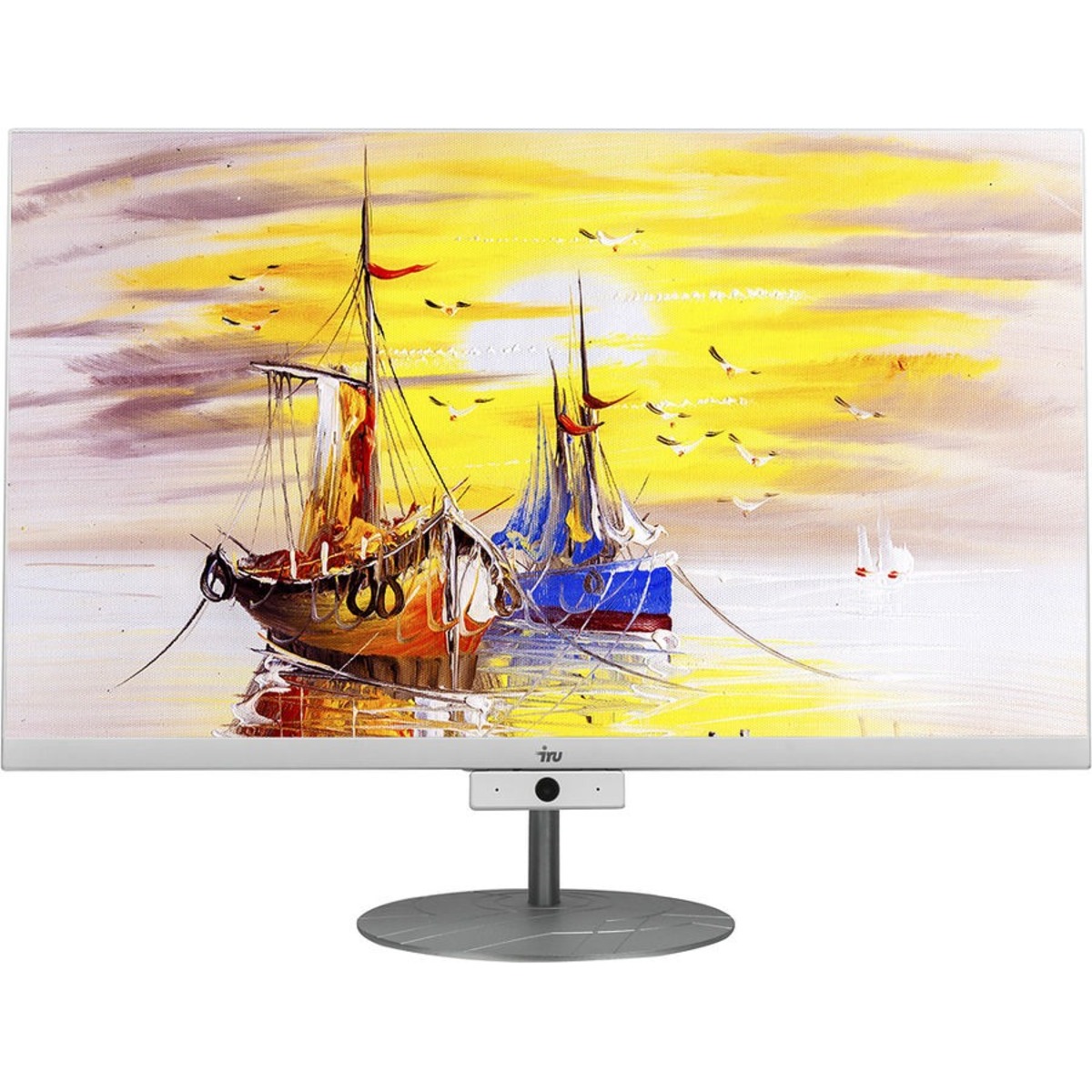 Моноблок IRU Office J2333 23.8 Full HD Ryzen 3 3200G (3.6) / 8Gb / SSD240Gb / Vega 8 / Windows 10 Professional 64 / GbitEth / WiFi / BT / 120W / Cam / белый 1920x1080