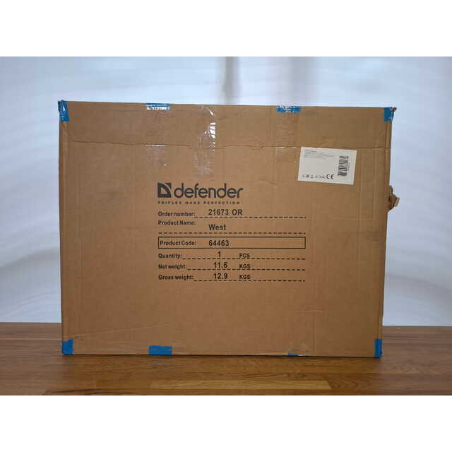 Кресло игровое Defender West (Цвет: Black / Red) Кресло игровое Defender West (Цвет: Black / Red)