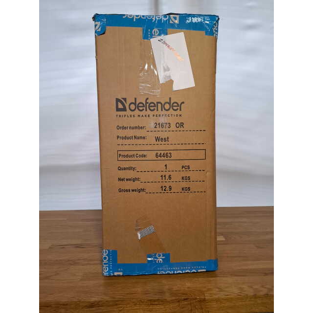 Кресло игровое Defender West (Цвет: Black / Red) Кресло игровое Defender West (Цвет: Black / Red)