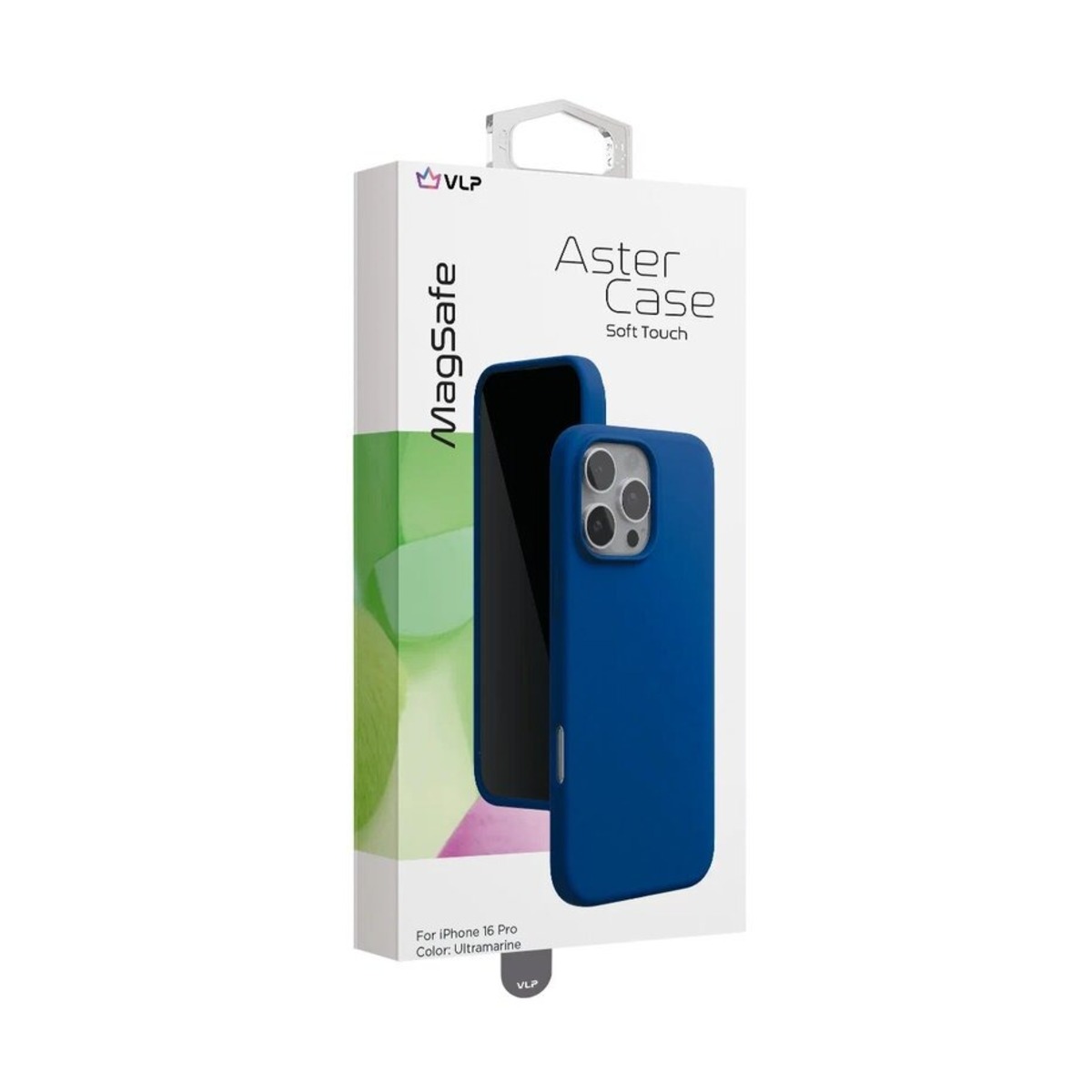 Чехол-накладка VLP Aster Case with MagSafe для смартфона Apple iPhone 16 Pro (Цвет: Ultramarine)