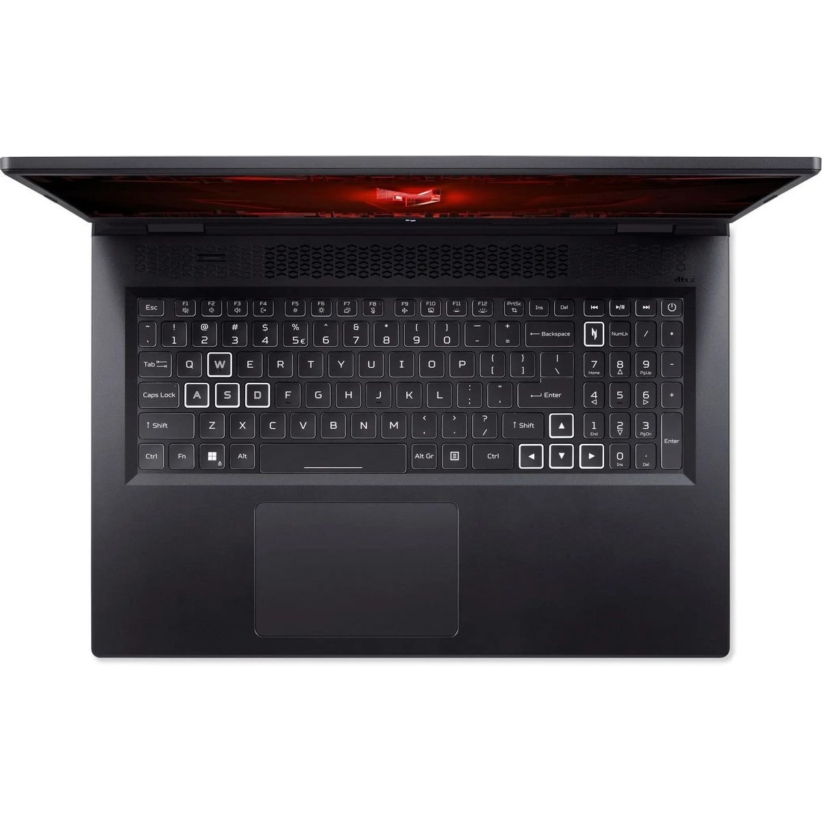 Ноутбук Acer Nitro 17 AN17-51-716G Core i7 13700H 16Gb SSD1Tb NVIDIA GeForce RTX4050 6Gb 17.3 IPS QHD (2560x1440) noOS, черный WiFi BT Cam (NH.QK5CD.001)