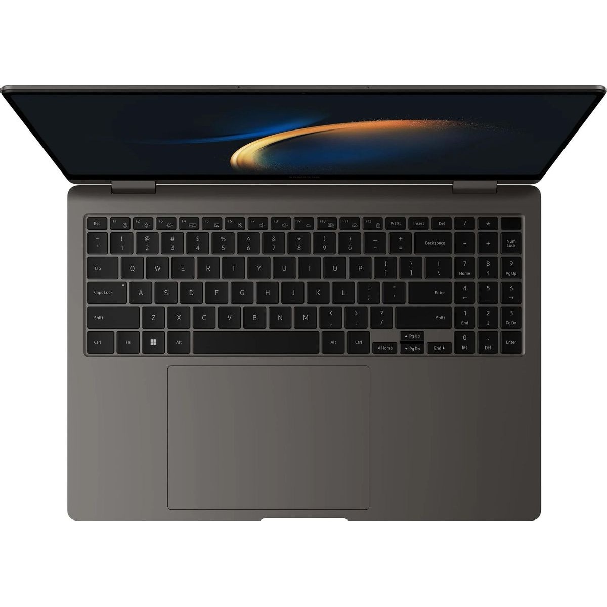 Ноутбук Samsung Galaxy Book 3 Pro 360 NP964 Core i7 1360P 16Gb SSD512Gb Intel Iris Xe graphics 16 AMOLED Touch 3K (2880x1800) Windows 11 Home graphite WiFi BT Cam (NP964QFG-KA1IT)