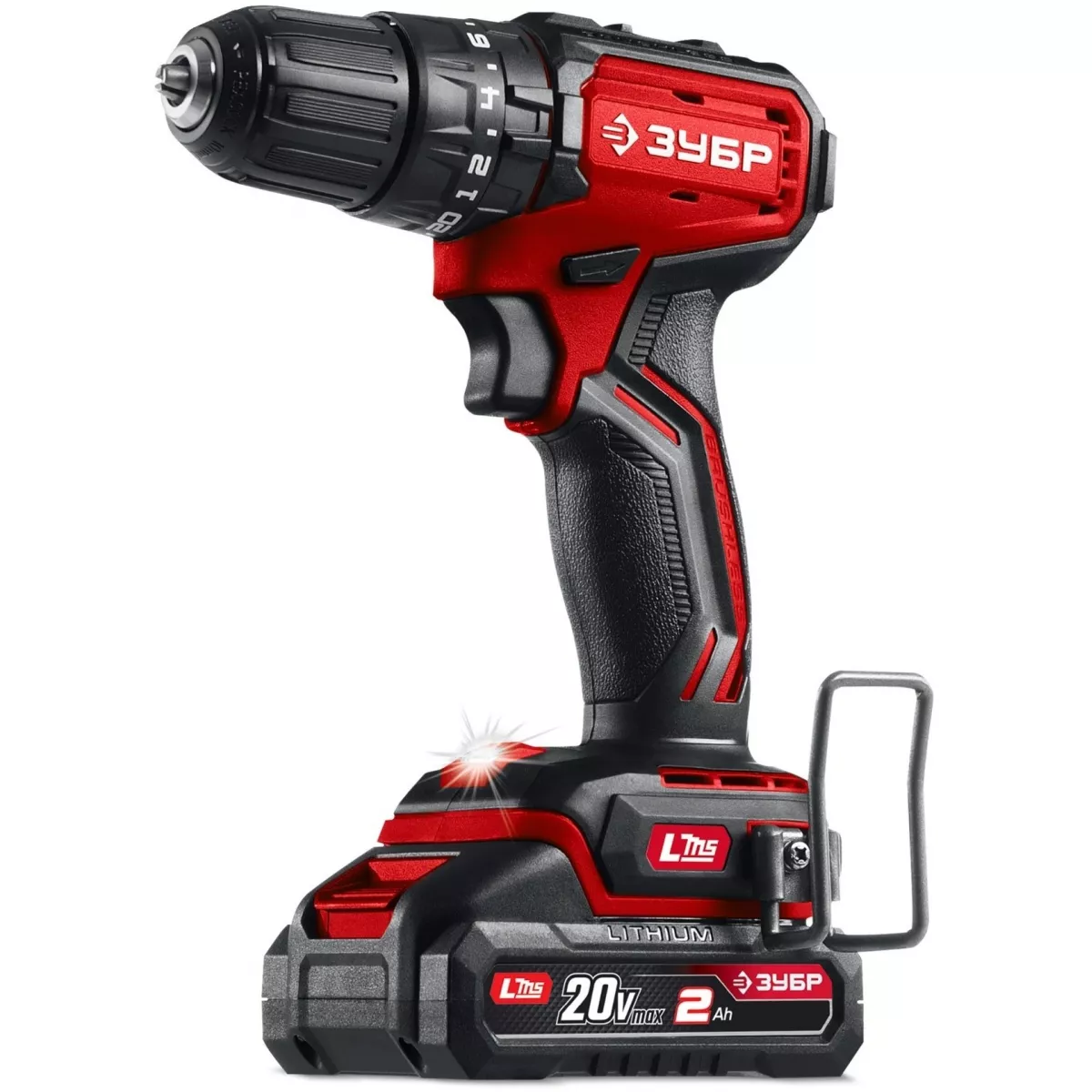 Дрель-шуруповерт Зубр ДБУ-45-22 (Цвет: Red)