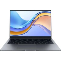 Ноутбук Honor MagicBook X16 2024 BRN-F5851C Core i5 12450H 16Gb SSD512Gb Intel UHD Graphics 16 IPS WQXGA (1920x1200) Windows 11 Home grey WiFi BT Cam 