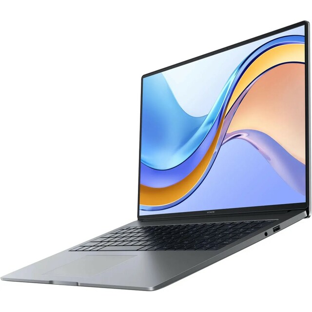 Ноутбук Honor MagicBook X16 2024 BRN-F5851C Core i5 12450H 16Gb SSD512Gb Intel UHD Graphics 16 IPS WQXGA (1920x1200) Windows 11 Home grey WiFi BT Cam 