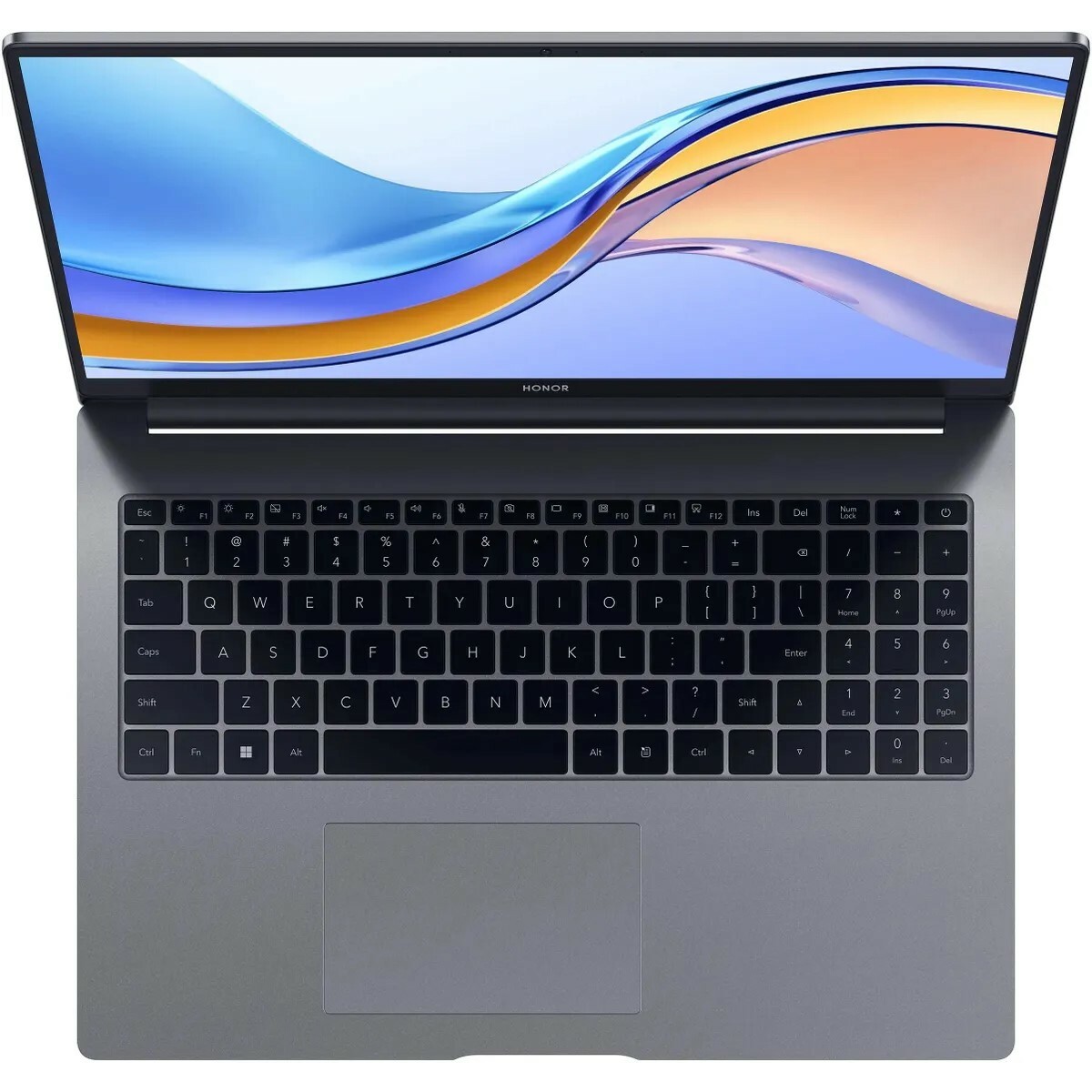 Ноутбук Honor MagicBook X16 2024 BRN-F5851C Core i5 12450H 16Gb SSD512Gb Intel UHD Graphics 16 IPS WQXGA (1920x1200) noOS grey WiFi BT Cam 
