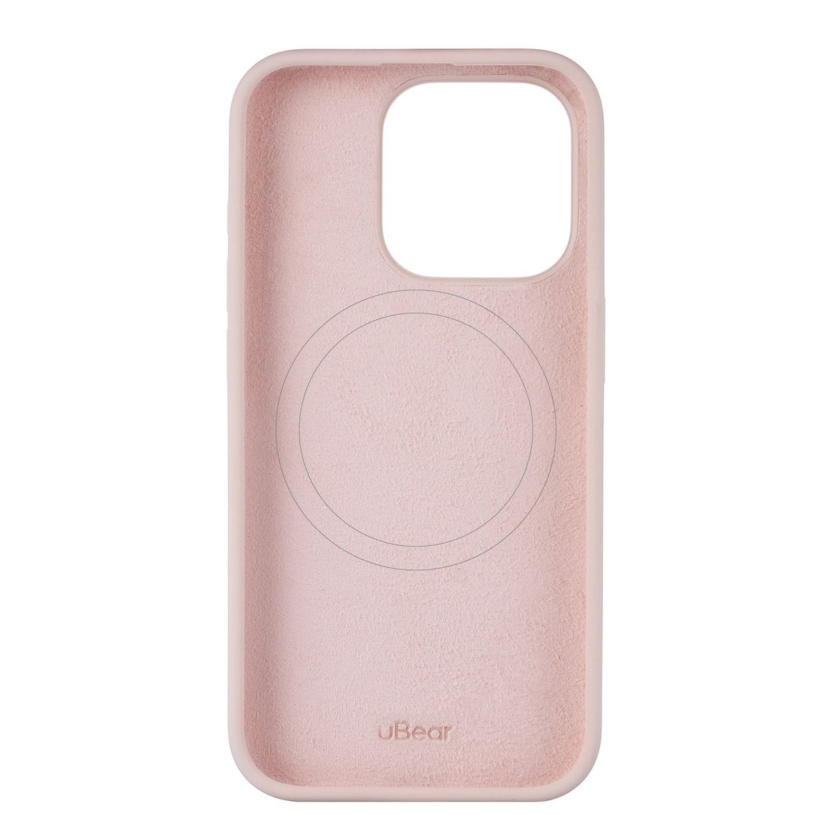 Чехол-накладка uBear Touch Mag Case для смартфона Apple iPhone 15 Pro (Цвет: Light Rose)