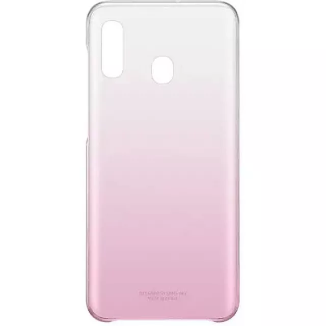 Чехол-накладка Samsung Gradation Cover для смартфона Samsung Galaxy A20 (Цвет: Pink)