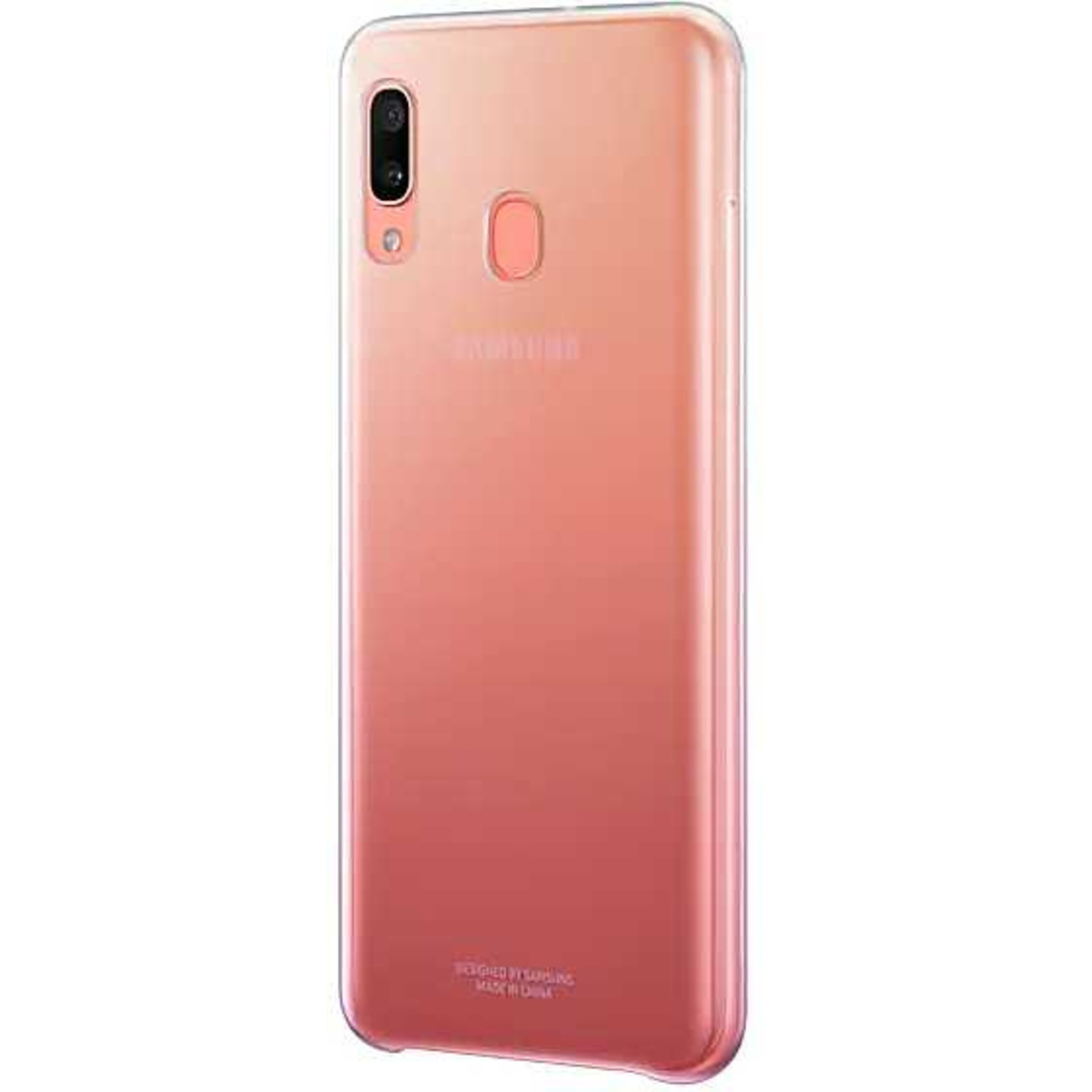 Чехол-накладка Samsung Gradation Cover для смартфона Samsung Galaxy A20 (Цвет: Pink)