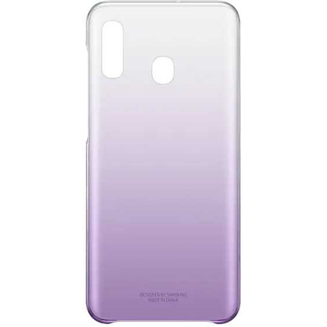 Чехол-накладка Samsung Gradation Cover для смартфона Samsung Galaxy A20 (Цвет: Violet)