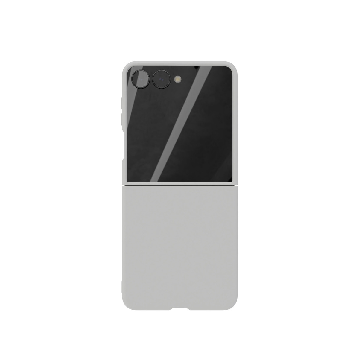 Чехол-накладка VLP Flex Case с MagSafe для Samsung Galaxy Z Flip 8, молочный