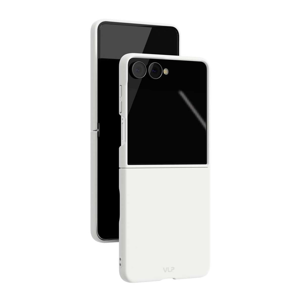 Чехол-накладка VLP Flex Case с MagSafe для Samsung Galaxy Z Flip 8, молочный