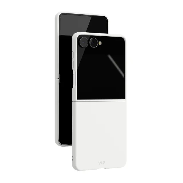 Чехол-накладка VLP Flex Case с MagSafe для Samsung Galaxy Z Flip 8, молочный