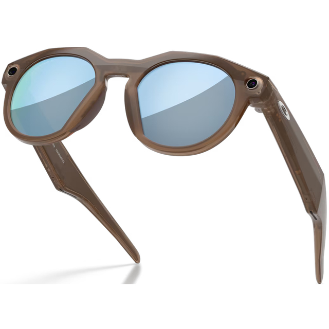 Умные очки Oakley Meta HSTN 00W8002 (Цвет: Brown Smoke/Prizm Deep Water Polarized)
