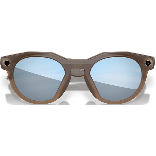 Умные очки Oakley Meta HSTN 00W8002 (Цвет: Brown Smoke/Prizm Deep Water Polarized)