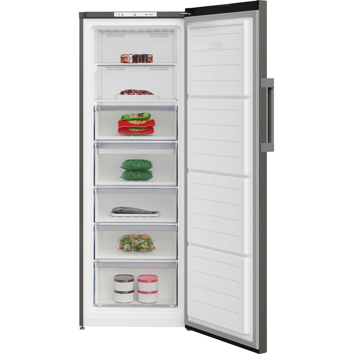 Морозильная камера Beko B1RFNK292G (Цвет: Gray)