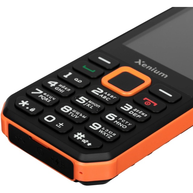 Мобильный телефон Philips Xenium X300 (Цвет: Black / Orange)