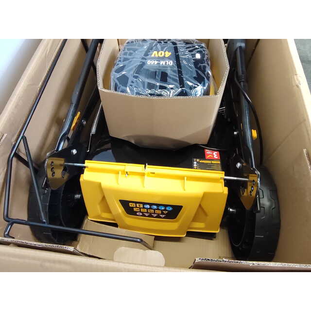 Газонокосилка роторная Denzel DLM-460 (Цвет: Yellow / Black) Газонокосилка роторная Denzel DLM-460 (Цвет: Yellow / Black)