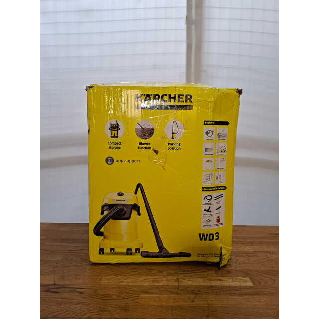 Строительный пылесос Karcher WD 3 V-17 / 4 / 20 (Цвет: Yellow)
